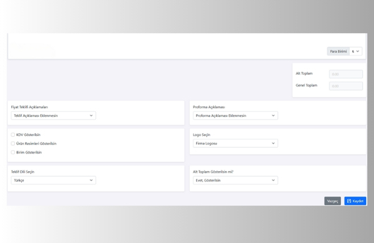 Fiyatlandırma Yönetimi